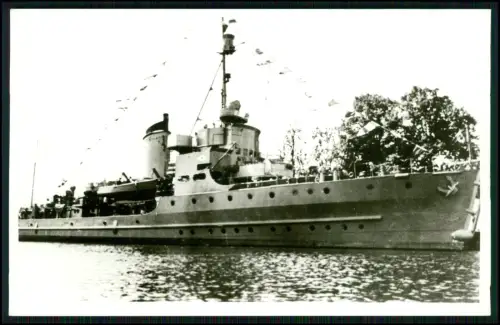 Foto AK - Minensuchboot M 385 - Werft Elsfleth  Gesunken 1944 Les Sable d'Olonne