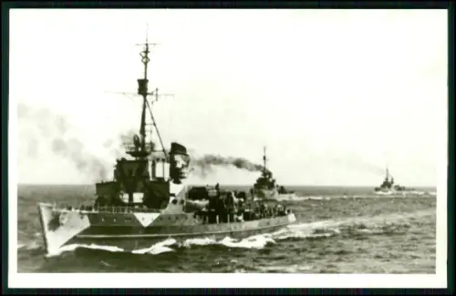 Foto AK - Minensuchboot M 443 - Werft P. Smit jun Rotterdam - Kriegsbeute Russ.