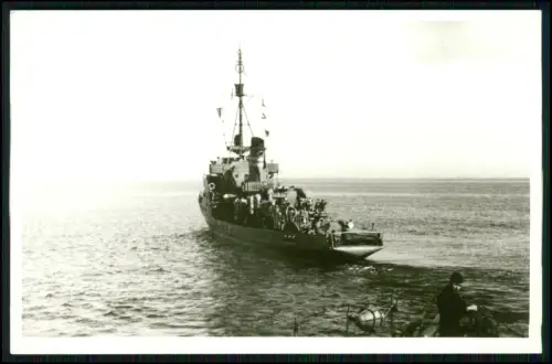 Foto AK - Minensuchboot M 453 - Werf Gusto Werft in Schiedam - Kriegsbeute USA