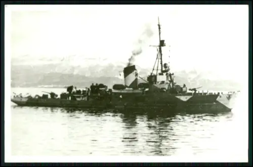 Foto AK - Minensuchboot M 468 - Werft van der Giessen Krimpen Gesunken Nantes FR