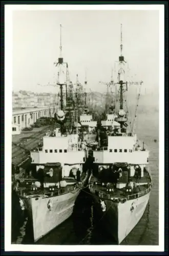 Foto AK - 2. M-Flottille Minensuchflottille deutsche Kriegsmarine - Boote Hafen