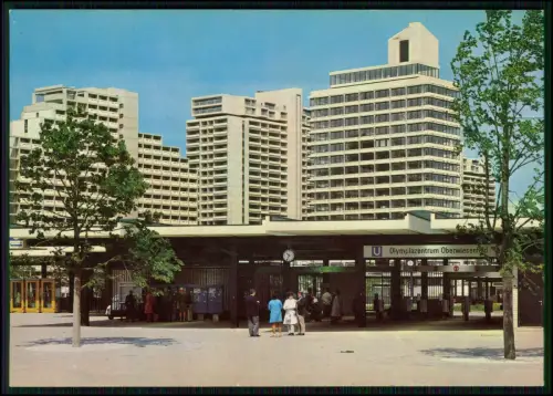 München Olympisches Dorf U-Bahnhof Olympiapark Spiele 1972 Architektur Stadtbild