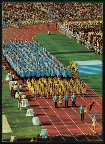München Olympiastadion Einzug Deutsche Mannschaft - Eröffnungsfeier 1972 Olympia
