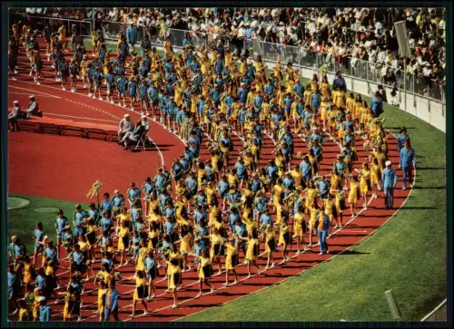 München Olympische Spiele 1972 - Eröffnungsfeier Olympiastadion Jugend Farbkarte