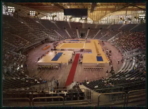 AK München Olympia Sporthalle Innenansicht Olympische Spiele 1972 Publikum Halle