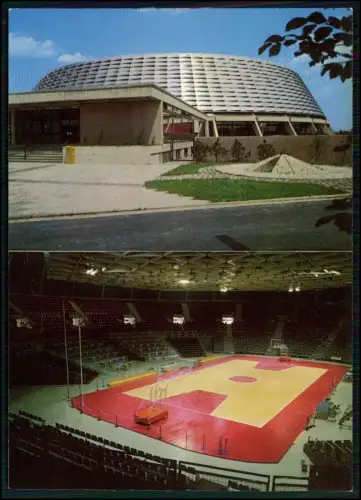 AK -München Basketballhalle - Olympische Spiele 1972 - Außenansicht Innenansicht