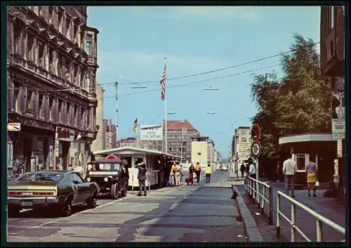 3xAK - Berlin Grenzübergang - West- und Ost-Berlin - während des Kalten Krieges