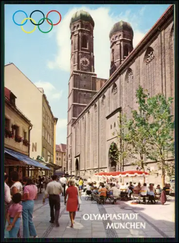4x AK - München Olympische Spiele 1972 - diverse Ansichten während Sommerspiele
