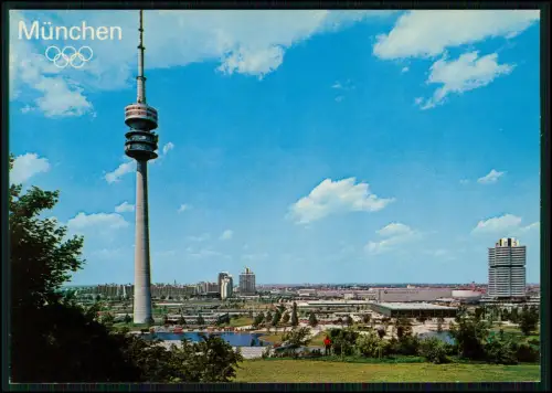 4x AK - München Olympische Spiele 1972 - diverse Ansichten während Sommerspiele
