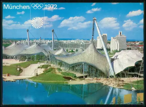 AK - München Olympische Spiele 1972 - Sport- und Schwimmhalle Olympisches Dorf