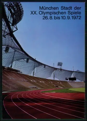 AK - München Olympische Spiele 1972 - Stadion mit ikonische Zeltdachkonstruktion