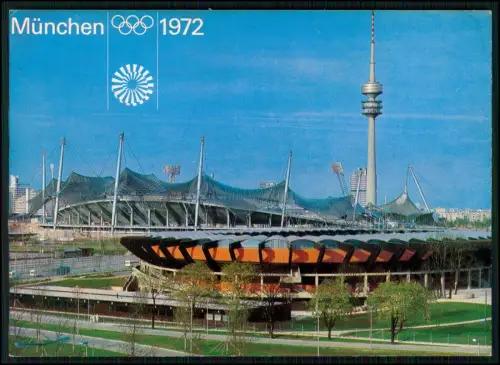 AK - München Olympische Spiele 1972 - Stadion Zeltdachkonstruktion und Gelände