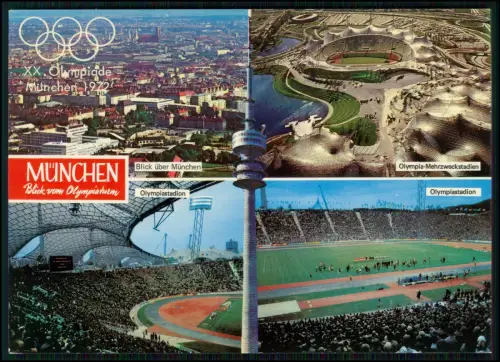 AK - Olympiagelände in München anlässlich der XX. Olympischen Sommerspiele 1972