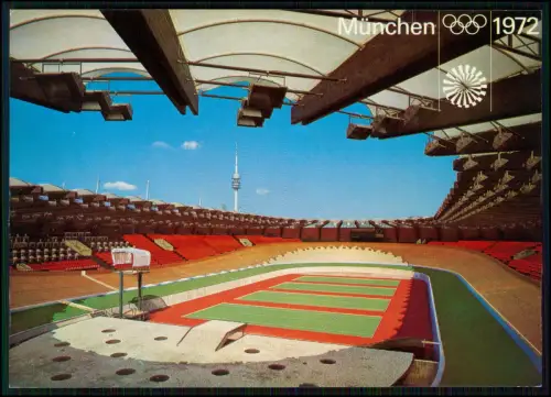 4x AK - München Olympische Spiele 1972 - diverse Ansichten während Sommerspiele