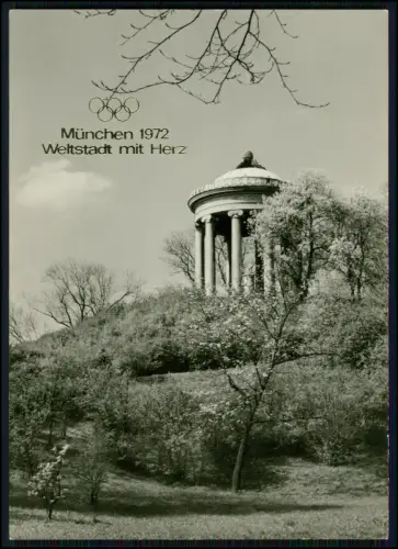 4x AK - München Olympische Spiele 1972 - diverse Ansichten während Sommerspiele