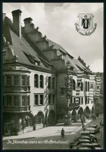 7x AK - Bierpalast in München - Staatliches Hofbräuhaus am Platzl - Ansichten