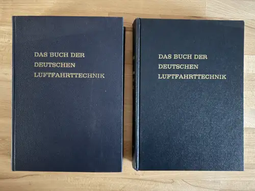 Das Buch der deutschen Luftfahrttechnik - 2 Bände Textteil Bildteil - B. Lange