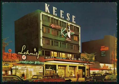 3x AK - Reeperbahn Hamburg St. Pauli Herbertstraße Café Keese Ballhaus u. andere