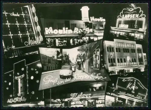 3x AK Herbertstraße Moulin Rouge im Rotlichtviertel Hamburg-St. Pauli Reeperbahn