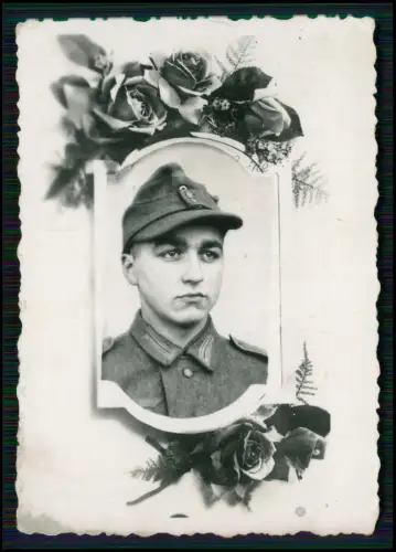 5x Foto - 9x6cm - Portrait Soldat Wehrmacht - 1938-45