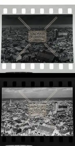 Orig. Negativ Luftbild Antwerpen Belgien Luftwaffe Kampfgeschwader Größe ca. 4x3