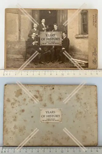 Foto CAB Dörnitz Möckern Bier trinkende Männer 1895  