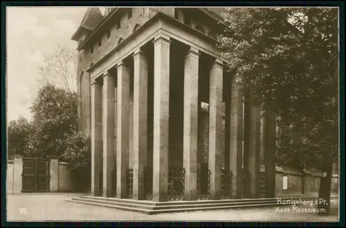 AK Kant-Grabmal Königsberg Dom Ostpreußen - Trinks Postkarte - Echt Photographie