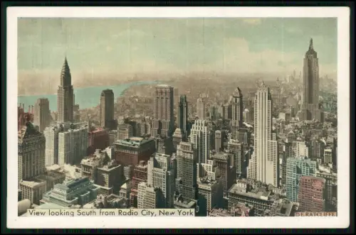 7x AK View looking South from Radio City u.a. New York +Moonlight Galvesto Texas