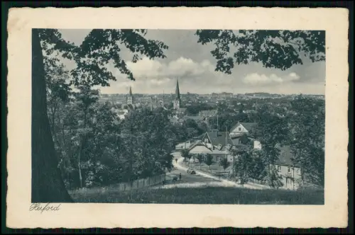AK - Herford - Feldpost 1940 gelaufen - Stadtpanorama Kirchen Cekade Luxusdruck