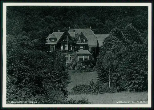 2x AK Falkenstein Taunus Mütterheims der N.S.V. Hanglage - Großzügiger Villenbau