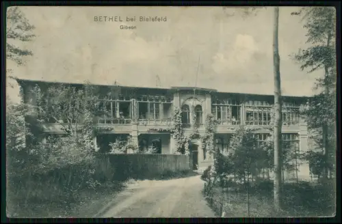2x AK Bethel bei Bielefeld Gibeon + die Sparrenburg in Bielefeld 1905 gelaufen
