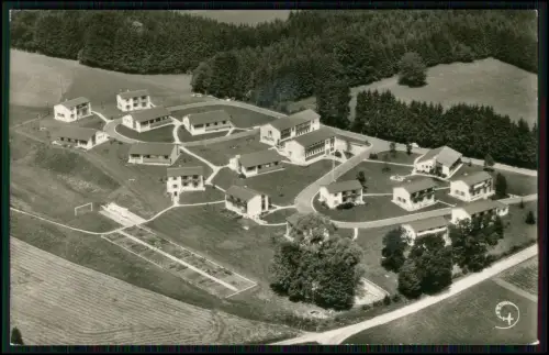 Foto AK Luftbild SOS Kinderdorf Diessen Ammersee - Anlage ringförmig Wohnhäuser