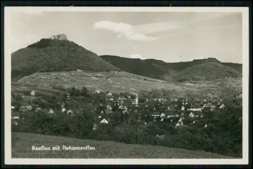 Foto AK - Neuffen Hohenneuffen Schwäbische Alb - 1933 gelaufen Esslingen Neckar