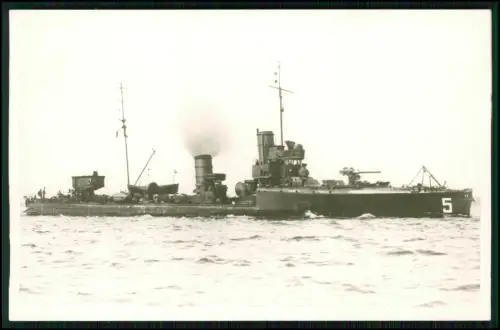 Foto AK - Torpedoboot V 5 Kaiserlichen Marine - Gebaut AG Vulcan in Stettin