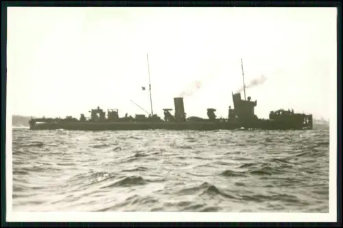 Foto AK - Torpedobootes T 154 - gebaut bei der AG Vulcan Stettin Stapellauf 1907