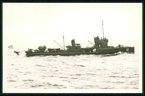 Foto AK - Torpedobootes T 157 - gebaut bei der AG Vulcan Stettin Stapellauf 1908