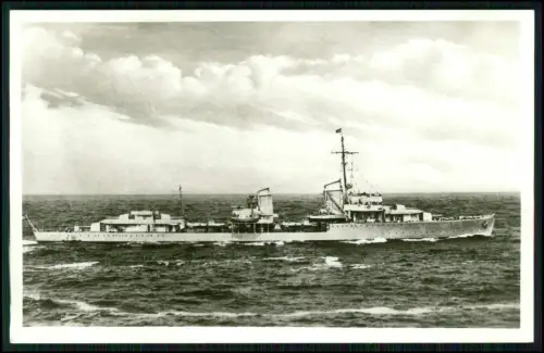 Foto AK - Zerstörer Z 2 Georg Thiele der Kriegsmarine - Deutsche Werke Kiel 1935