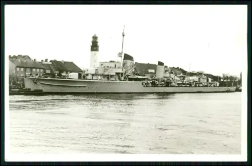 Foto AK - Zerstörer Z 2 Georg Thiele Kriegsmarine  in Baltijsk Pillau Ostpreußen