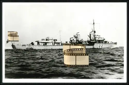 Foto AK - Zerstörer Z 6 Theodor Riedel Kriegsmarine - Deschimag Werft Bremen