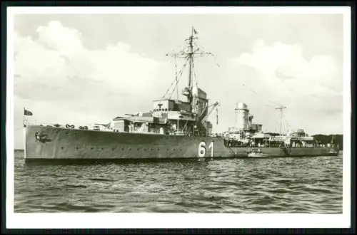 Foto AK - Zerstörer Z 9 Wolfgang Zenker Kriegsmarine - Germaniawerft Kiel 1935
