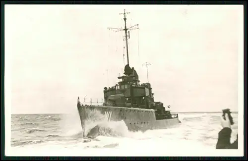 Foto AK Torpedoboot Wolf, Typ 24 Raubtierklasse Reichsmarinewerft Wilhelmshaven