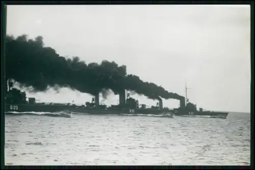Foto AK - Torpedoboote der kaiserlichen deutschen Marine - D 23 + D 15 + D 27