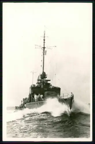 Foto AK Torpedoboot Jaguar Typ 24 Raubtierklasse Reichsmarinewerft Wilhelmshaven