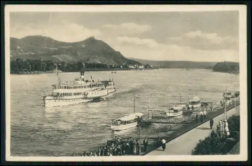 9x alte AK Postkarte Dampfer Binnenschifffahrt Rheinufer Städte Motive am Rhein
