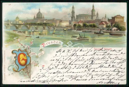 9x alte AK Postkarte - Dresden Landeshauptstadt des Freistaats Sachsen Ansichten