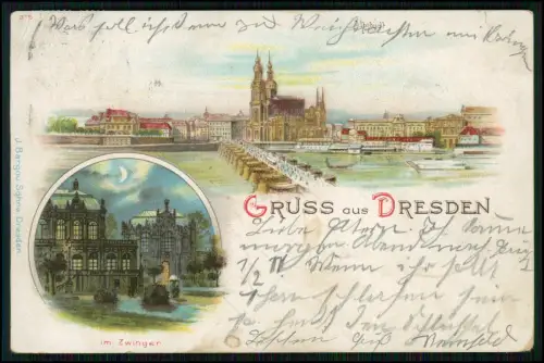 10x alt AK Postkarte - Dresden Landeshauptstadt des Freistaats Sachsen Ansichten