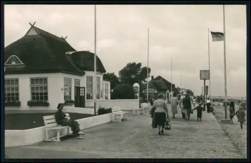 2x AK - Ostseebad Dahme Holstein - Strandpartie Promenade Besucher Strandkörbe