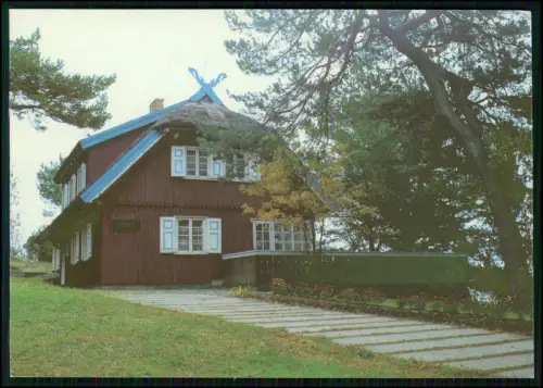 2x Foto 15x11 - Nida Nidden Kurische Nehrung – Thomas Mann Haus – Kirche – Hafen
