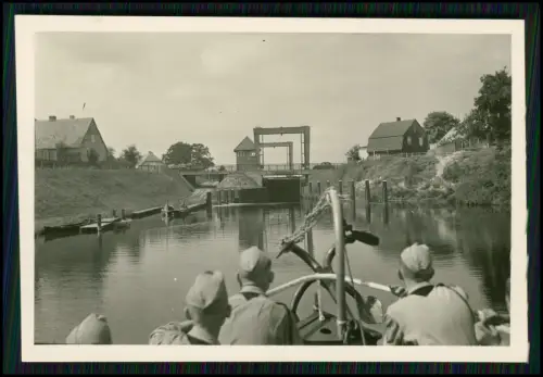 22x Foto - Müritz-Havel-Wasserstraße Schleuse  + Rostock Warnemünde 1930er