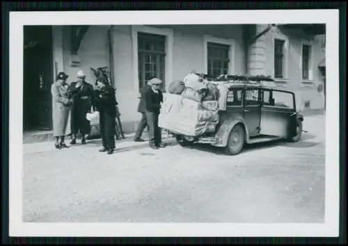 6x Foto - alte Autos Oldtimer PKW Fahrzeuge - unterschiedliche Motive 1930-50er